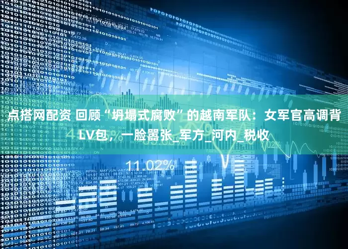 点搭网配资 回顾“坍塌式腐败”的越南军队：女军官高调背LV包，一脸嚣张_军方_河内_税收