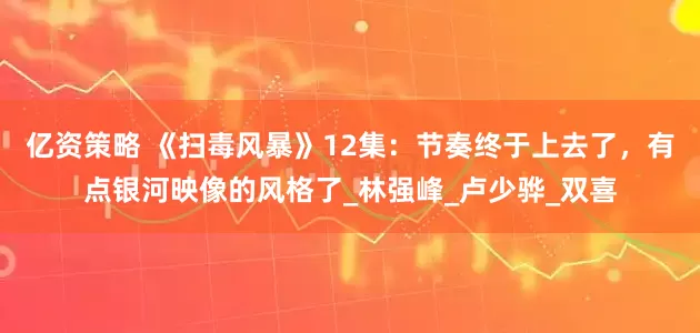 亿资策略 《扫毒风暴》12集：节奏终于上去了，有点银河映像的风格了_林强峰_卢少骅_双喜